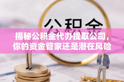 惠山揭秘公积金代办提取公司，你的资金管家还是潜在风险？